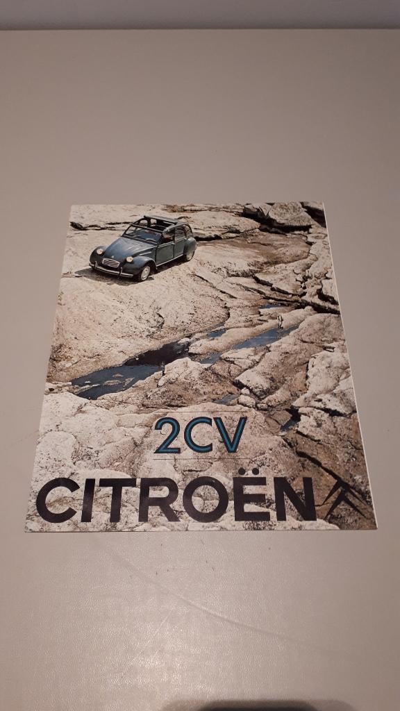 AUTOFOLDER CITROËN 2CV oktober 1968, Ophalen of Verzenden, Zo goed als nieuw, Citroën