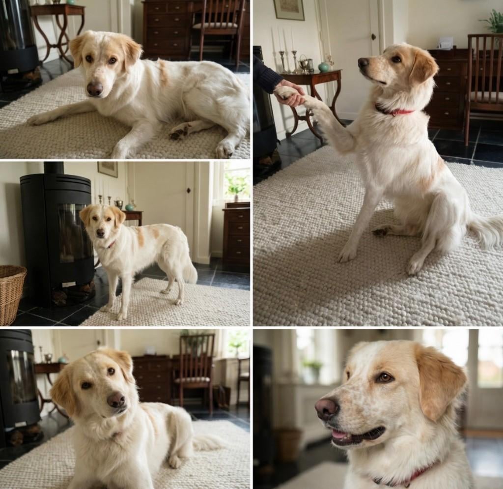 dahlia maremma, Overige rassen, 1 tot 2 jaar, Teef, Eén hond