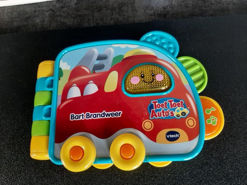 Vtech Bart Brandweer stoer boek met verhaal geluid licht, Kinderen en Baby's, Speelgoed | Vtech, Ophalen of Verzenden, 6 maanden tot 2 jaar