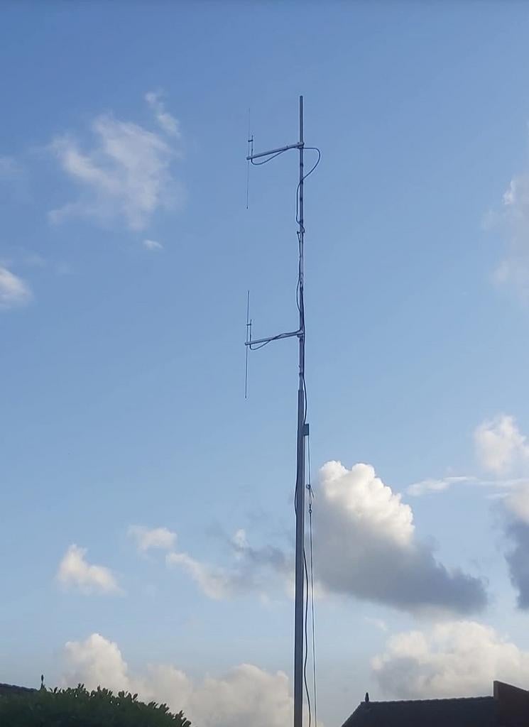 Set antennes, Telecommunicatie, Antennes en Masten, Ophalen, Antenne