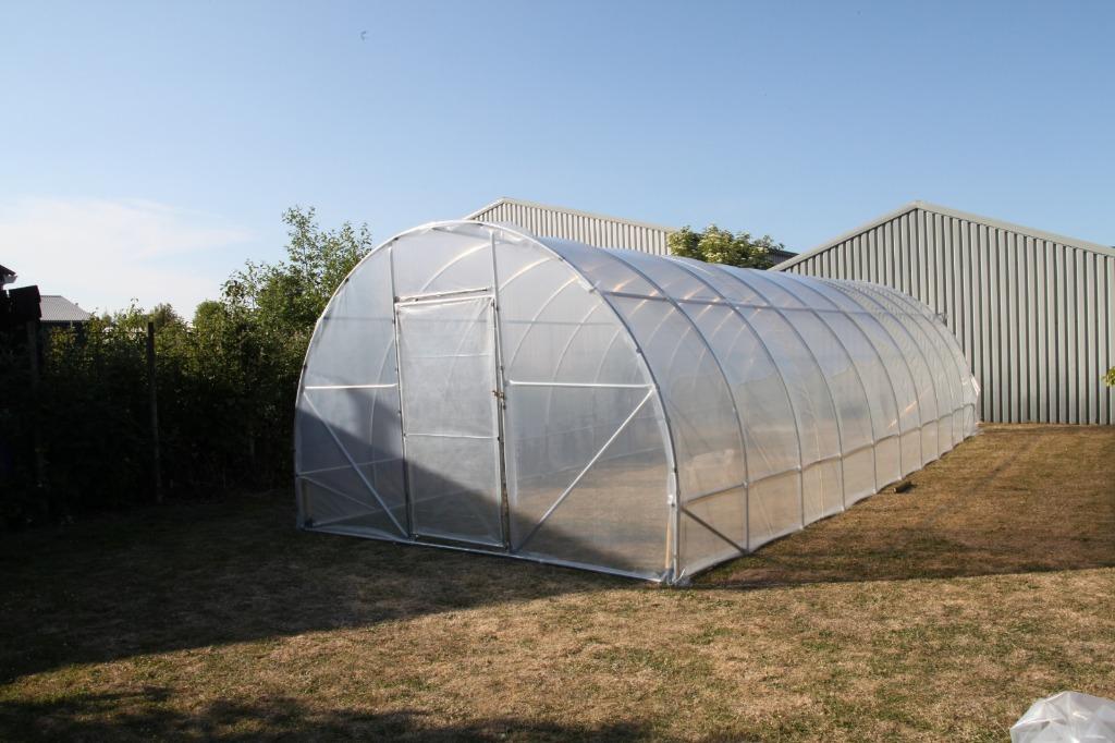 Tunnelserre tunnelkas 10x4x2.54   / 2 deuren buizen 32 mm, Tuin en Terras, Verzenden, Nieuw, Kweekkast