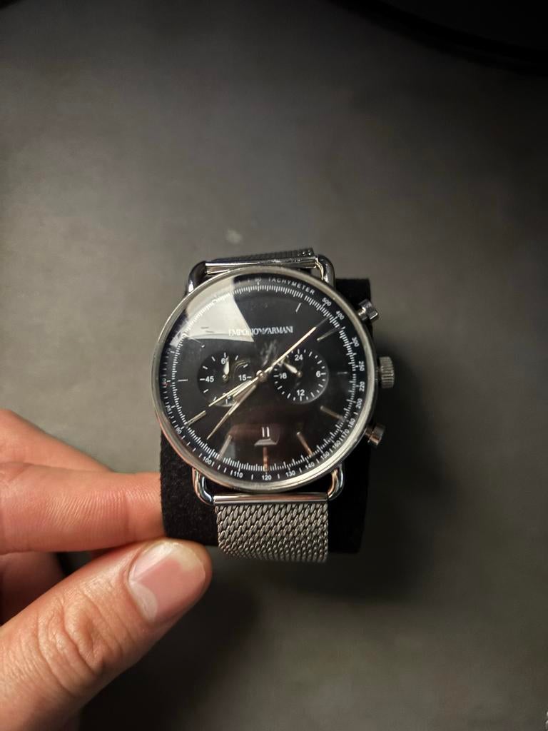 Defect Emporio Armani Horloge - Onderdelen of Reparatie, Sieraden, Tassen en Uiterlijk, Horloges | Heren, Overige merken, Gebruikt