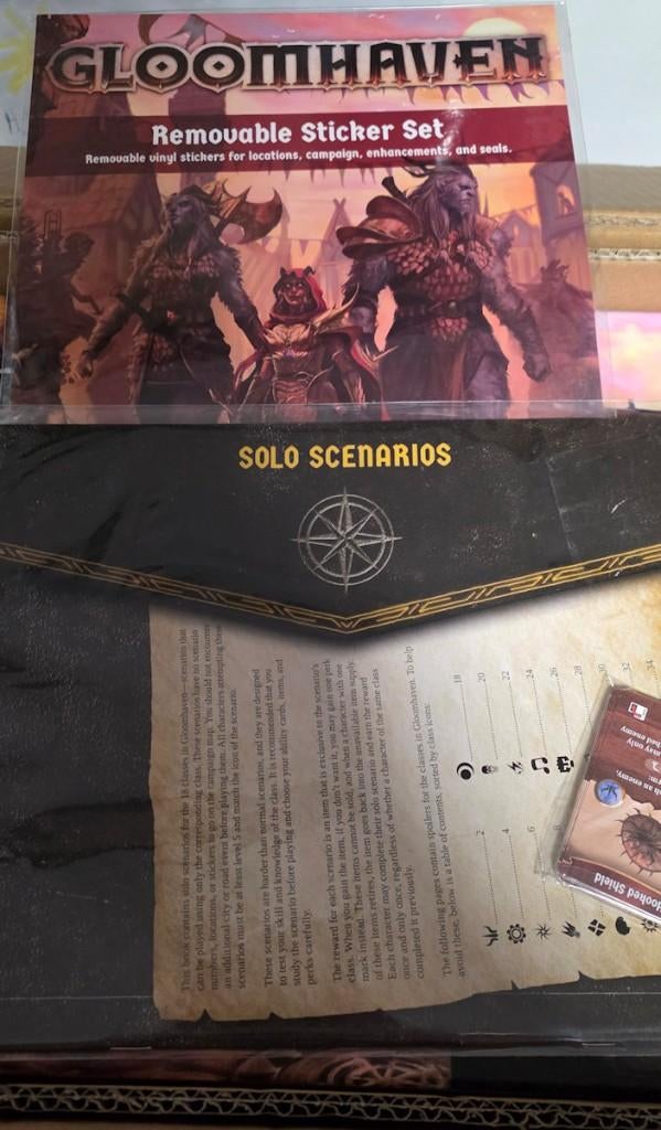 Gloomhaven 2nd Edition (sealed, met uitbreidingen), Hobby en Vrije tijd, Gezelschapsspellen | Bordspellen, Een of twee spelers