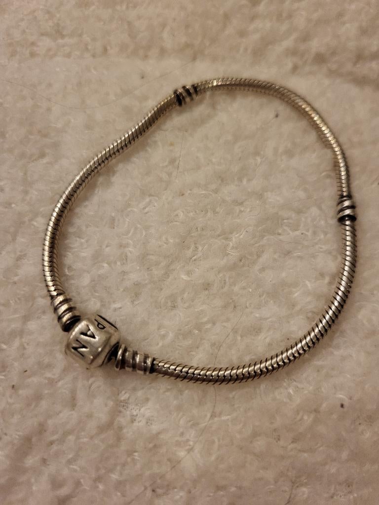 Pandora moments shake chain bracelet, Ophalen, Zo goed als nieuw, Zilver, Zilver