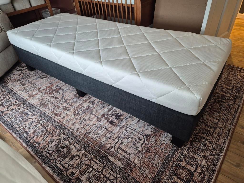 Boxspring 80x210, Ophalen, Eenpersoons, 210 cm, Zo goed als nieuw