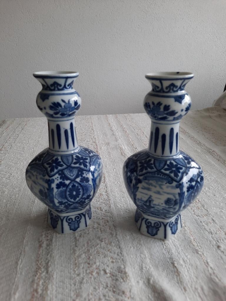 Delftsblauwe vazen, Ophalen