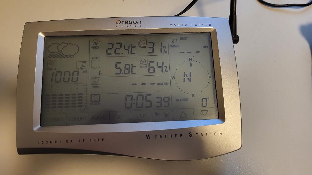 Oregon Scientific WMR928NX Weerstation, Ophalen of Verzenden, Gebruikt, Weerstation