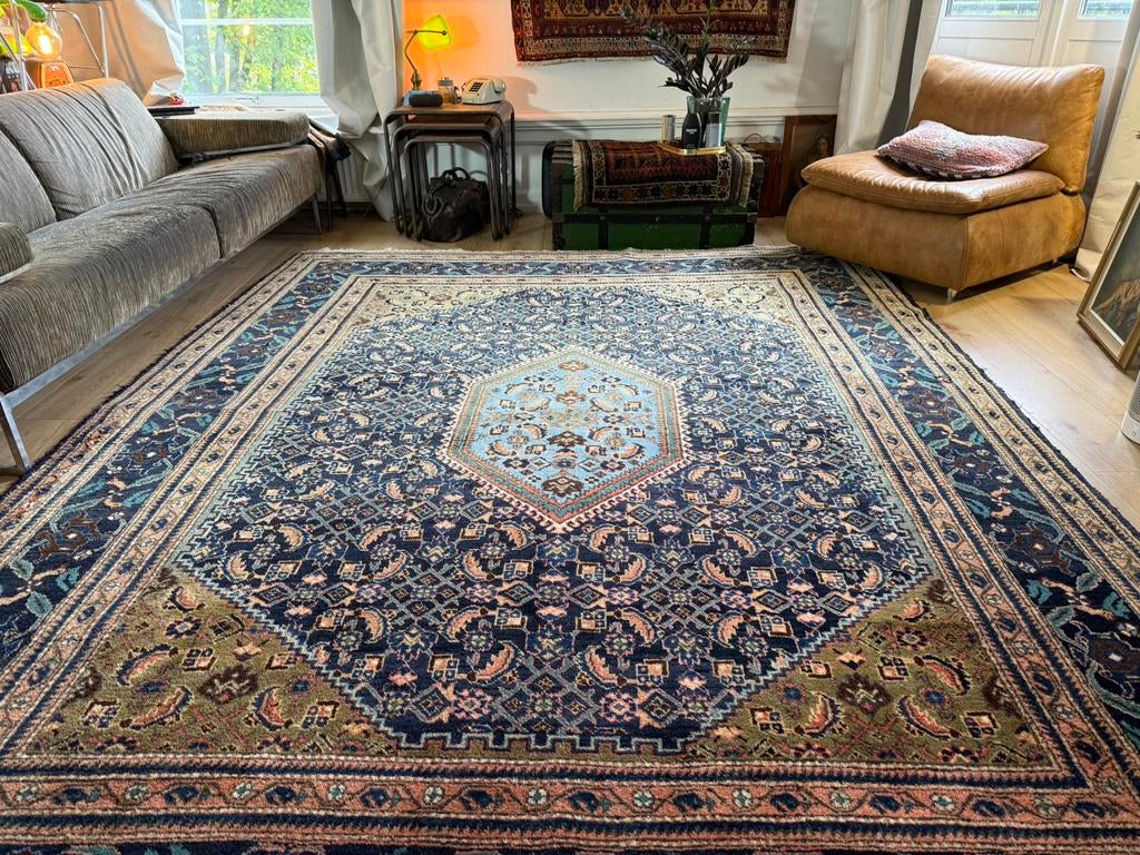 Handgeknoopt vintage Ardabil tapijt – ca. 355  x 248 cm