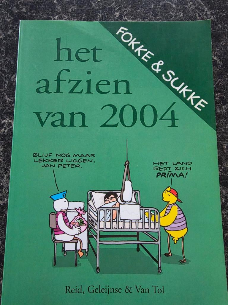fokke & sukke: het afzien van 2004, Cartoons, Diverse auteurs, Ophalen of Verzenden, Zo goed als nieuw