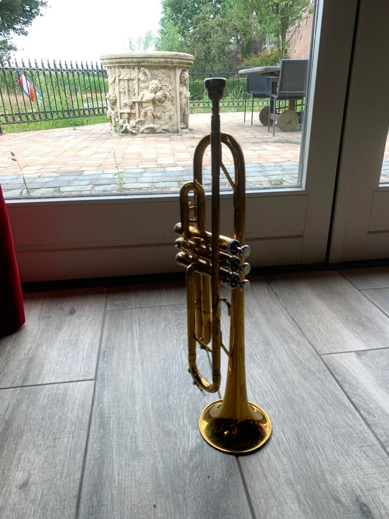 Trompet, Muziek en Instrumenten, Blaasinstrumenten | Trompetten, Ophalen of Verzenden, Gebruikt