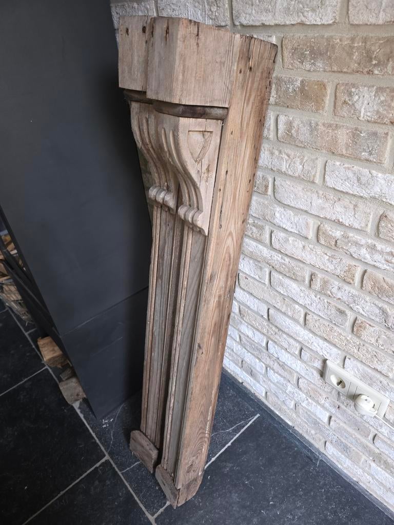 Oude houten sier steunen., Ophalen of Verzenden