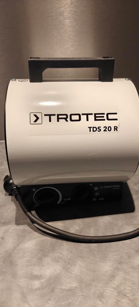 Trotec TDS 20 R warme lucht kachel 3kw, Ophalen of Verzenden, Zo goed als nieuw, Elektrisch, Overige soorten