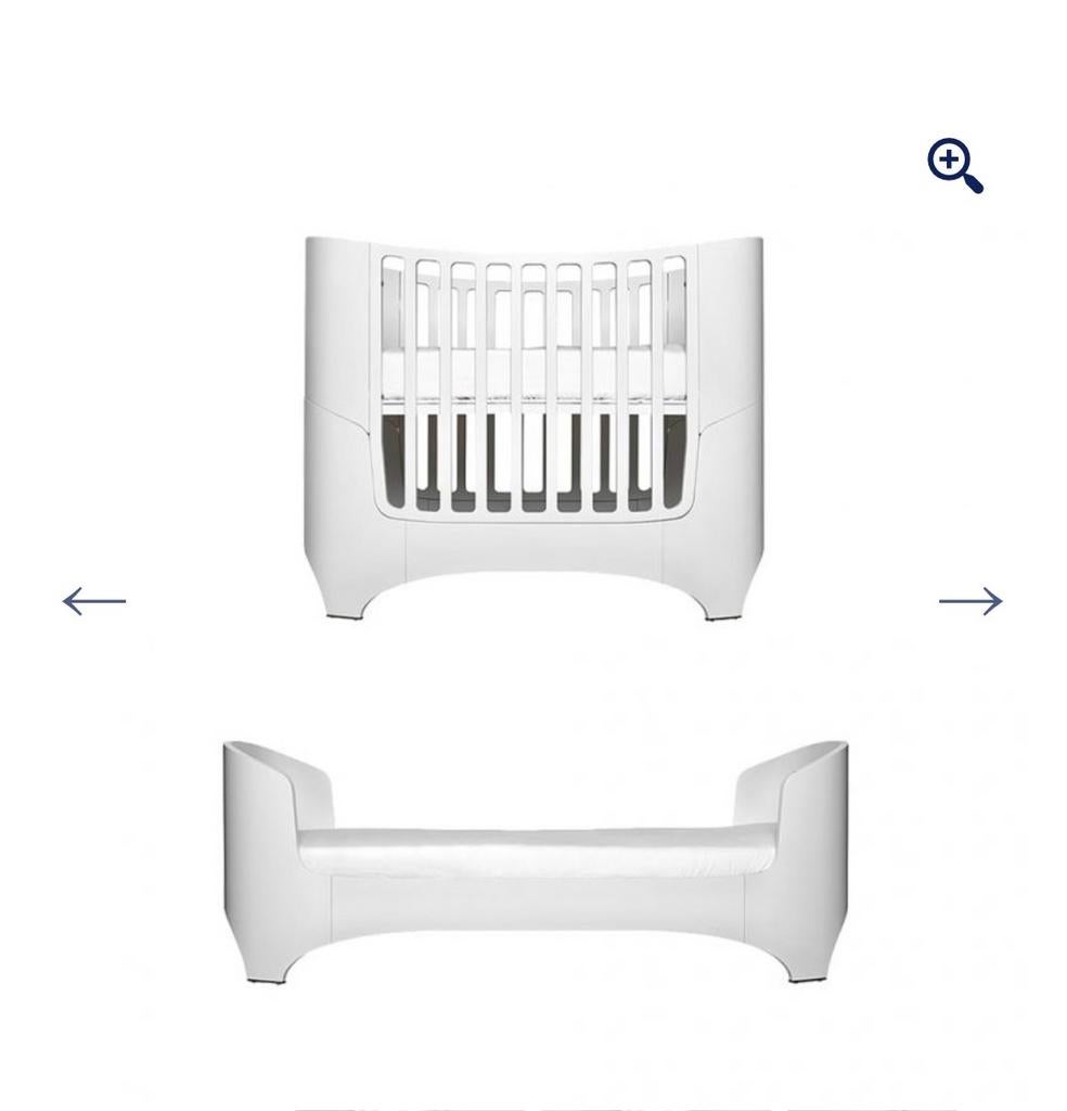 Leander Meegroei Bed + Accessoires, Ophalen, Zo goed als nieuw, Ledikant