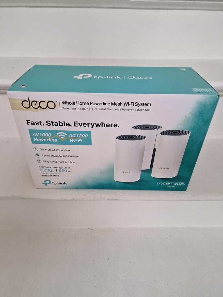 Deco Wifi Versterkers (3 stuks) AC1200 + AV1000 wifi 5 Mesh, Computers en Software, WiFi-versterkers, Ophalen of Verzenden, Zo goed als nieuw
