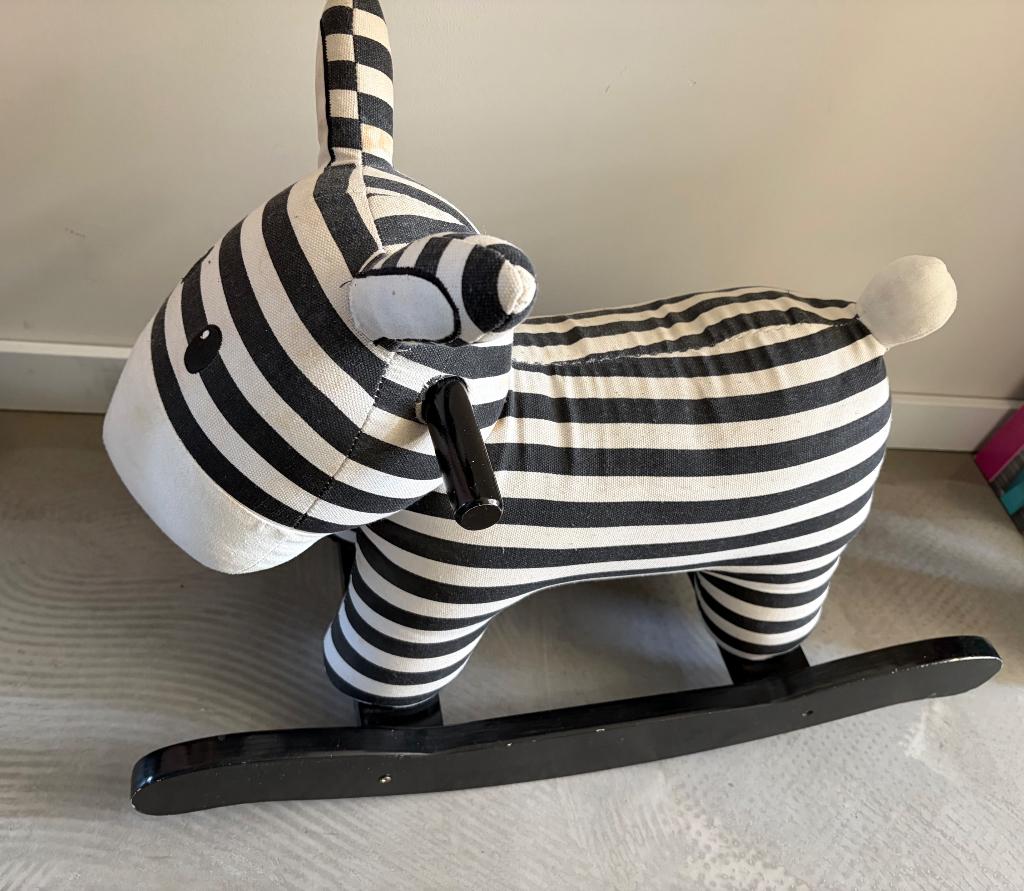 Hobbelpaard Rockin’ Zebra, Ophalen, Gebruikt