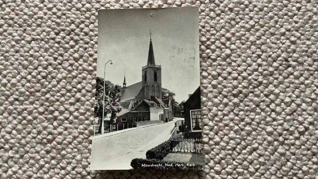 Ansichtkaart Moordrecht Nederlands Hervormde Kerk 1980 935, Verzamelen, Ansichtkaarten | Nederland, Ophalen of Verzenden, 1960 tot 1980