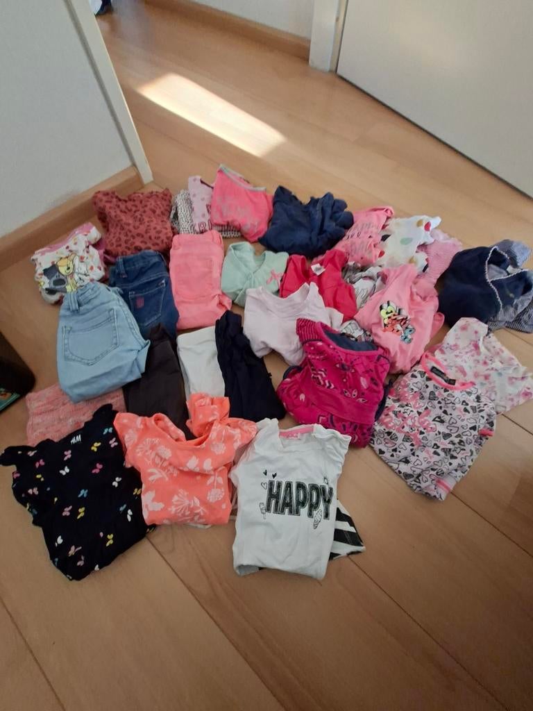 Kledingpakket meisje maat 86 - 92 prima staat, Ophalen of Verzenden, Zo goed als nieuw