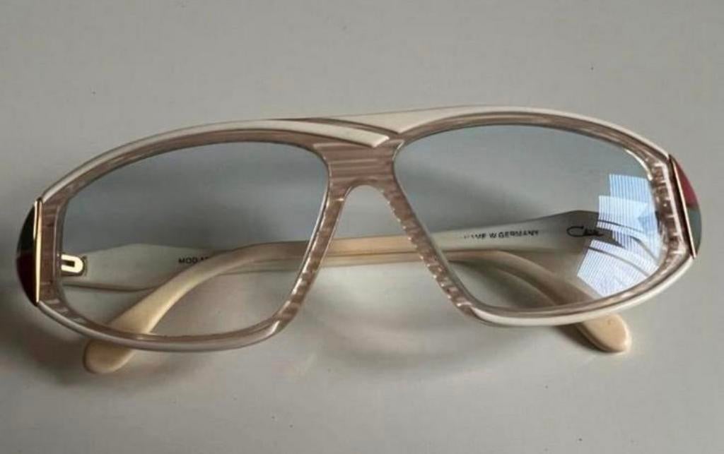 Vintage Cazal Bril- Unieke Stijl 187, Overige merken, Zonnebril, Verzenden, Wit