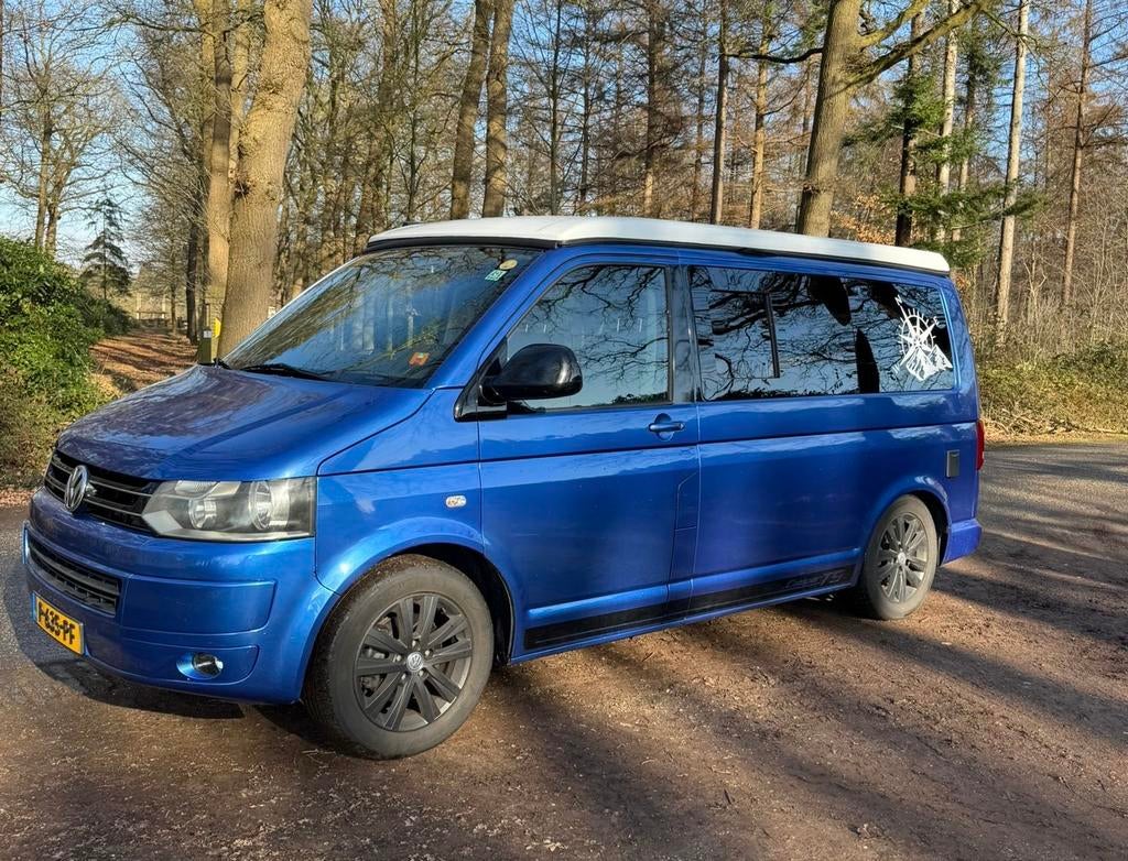 Mooie VW transporter camper 2005, Caravans en Kamperen, Campers, Particulier, tot en met 4, Buscamper of Camperbus, Volkswagen