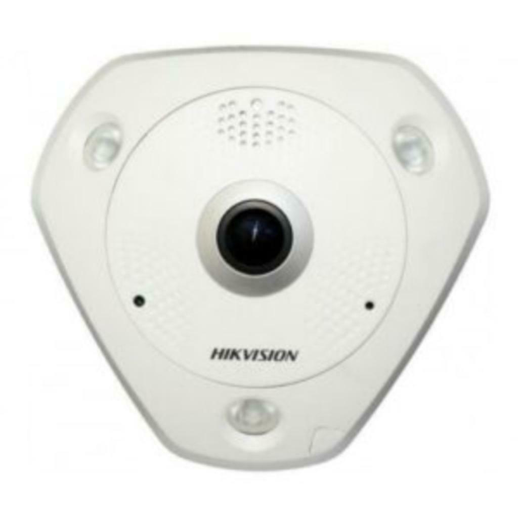 12MP Hikvision Fisheye IP PoE (DS-2CD63C2F-I) camera, Ophalen of Verzenden, Nieuw, Buitencamera