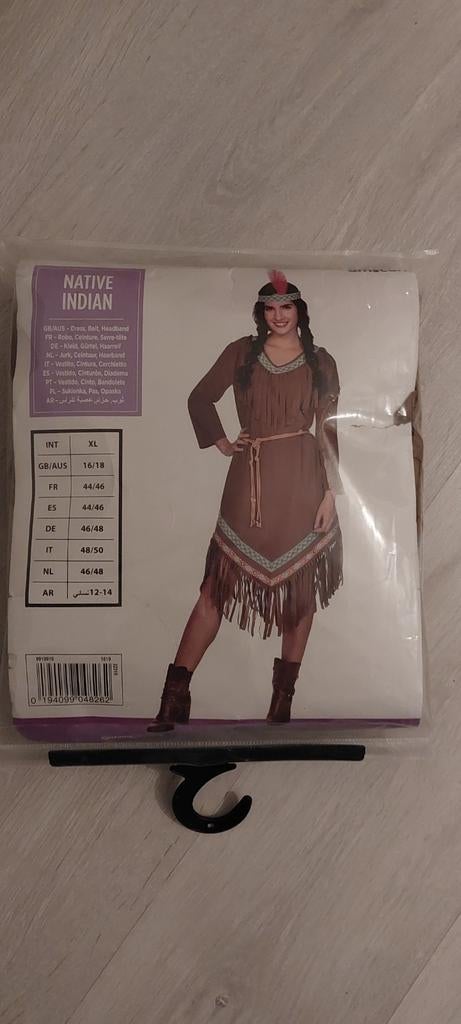 Indianen Jurk - Carnaval, Dorpsfeest, Carnaval, Maat 46/48 (XL) of groter, Ophalen of Verzenden, Zo goed als nieuw