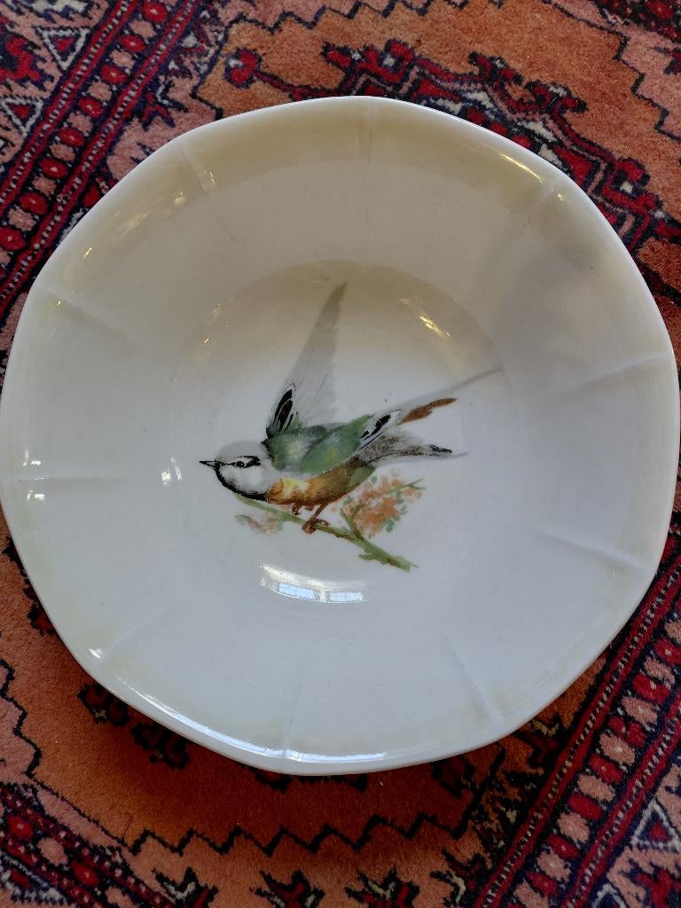 schaaltje met vogeltje, Nieuw, Ophalen of Verzenden, Schaal of Schalen, Overige stijlen