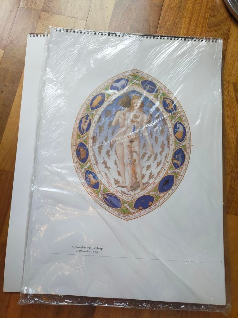 Gebroeders van Limburg Jaarkalender 2004 - NIEUW XL, Nieuw, Ophalen of Verzenden, Clemens Verhoeven, Schilder- en Tekenkunst