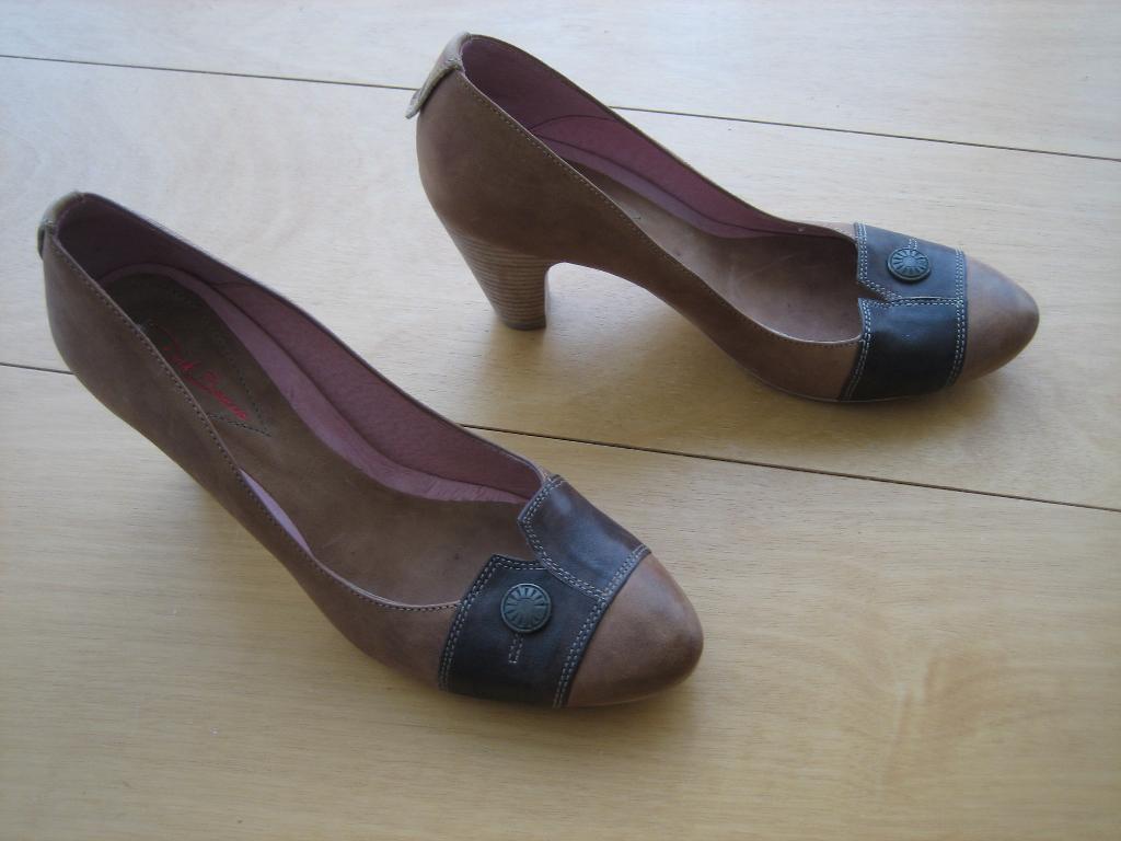 Nieuwe elegante bruin leren pumps DICK BOONS 37 snazzeys, Pumps, Bruin, Verzenden, Dick Boons