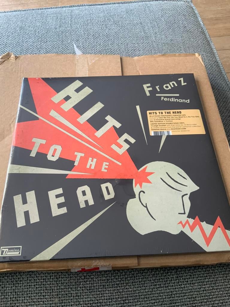 Franz Ferdinand - Hits to the head lim.ed. 2lp “goud” vinyl., Cd's en Dvd's, Vinyl | Pop, Ophalen of Verzenden, Nieuw in verpakking