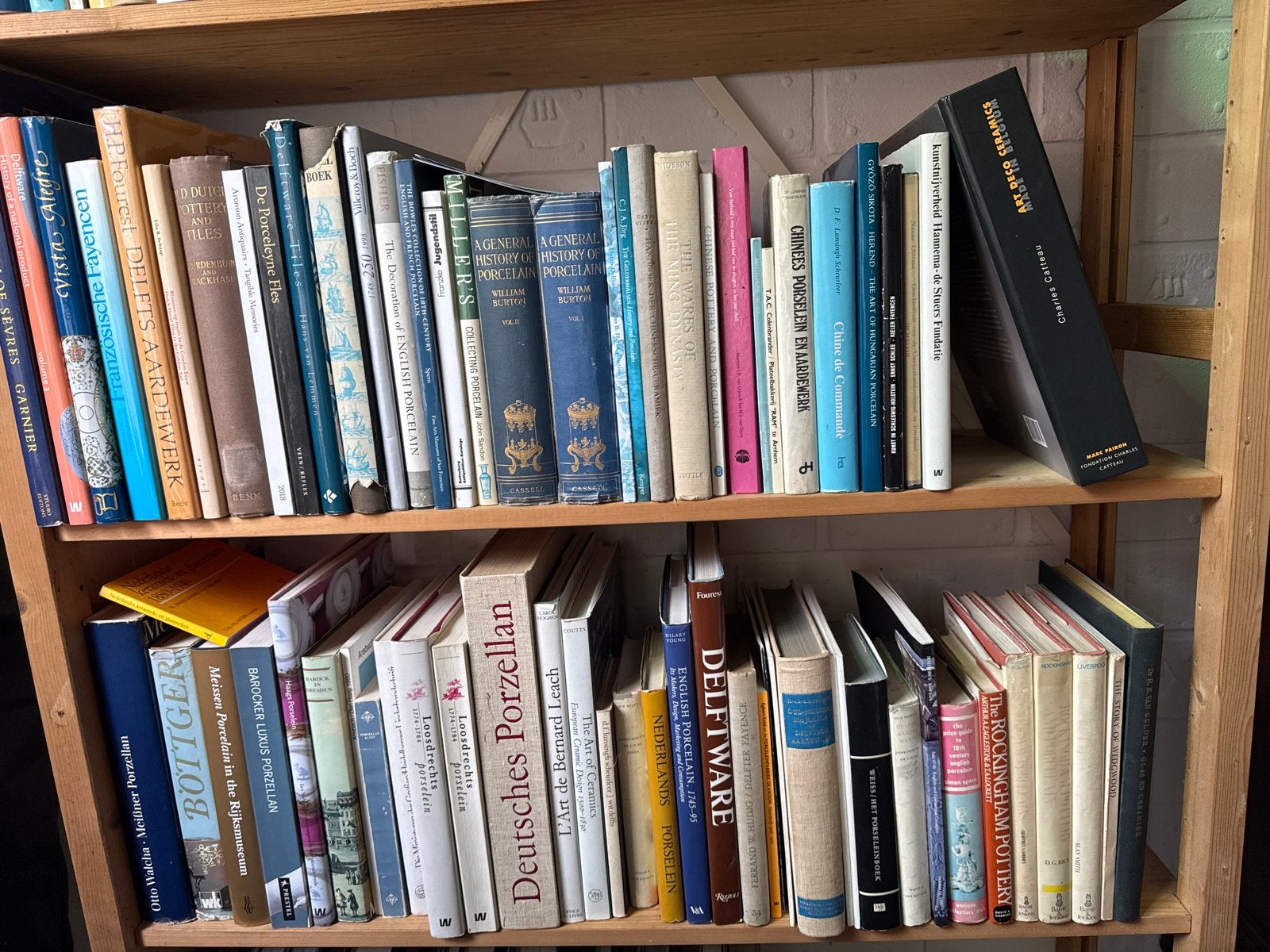 Boeken over Porselein, Keramiek en Aardewerk, Ophalen, Gelezen, Overige onderwerpen