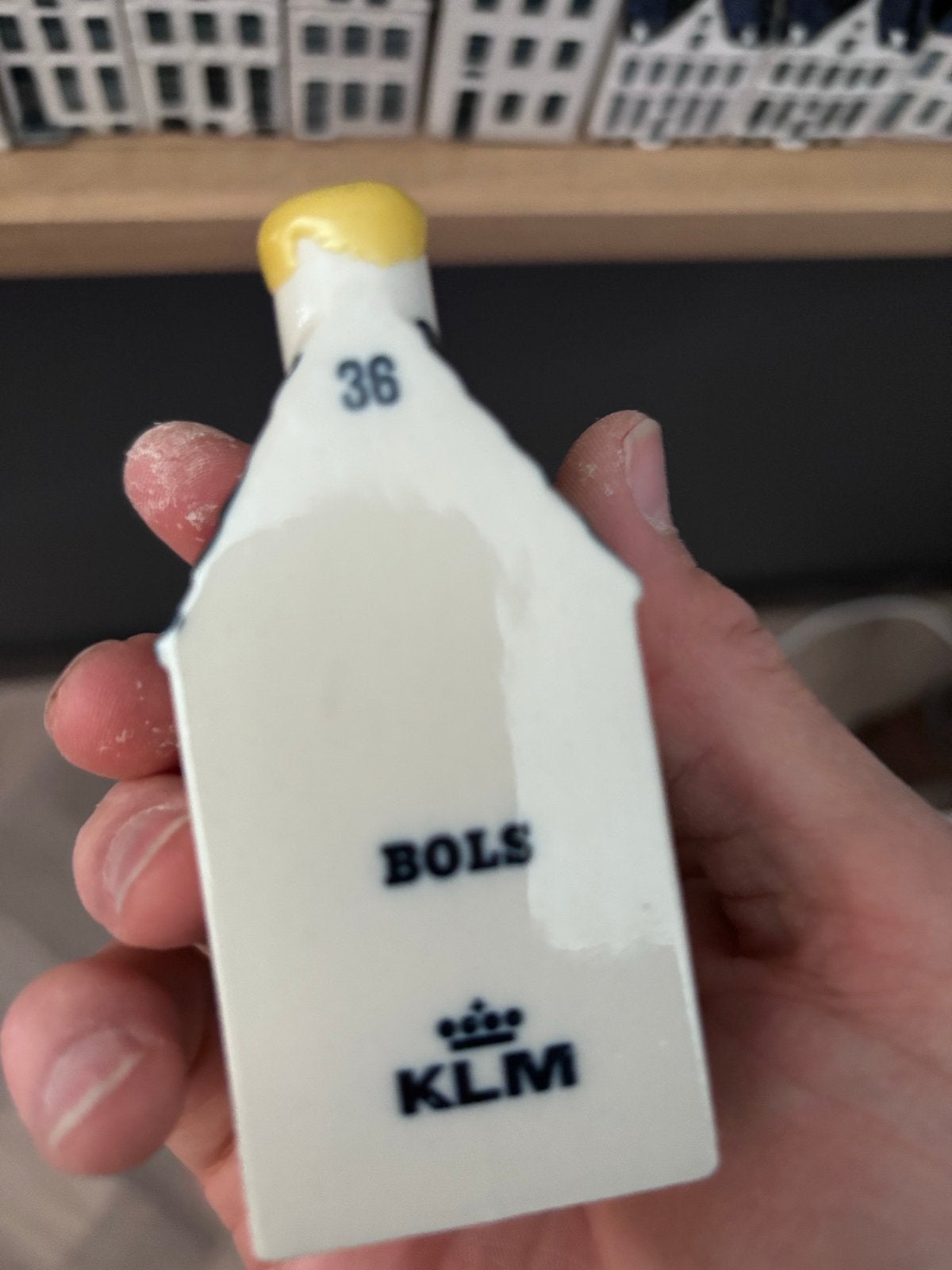 KLM huisje 36 om te ruilen, Verzamelen, KLM Huisjes, Ophalen of Verzenden, Nieuw, 21 t/m 40, Gevuld