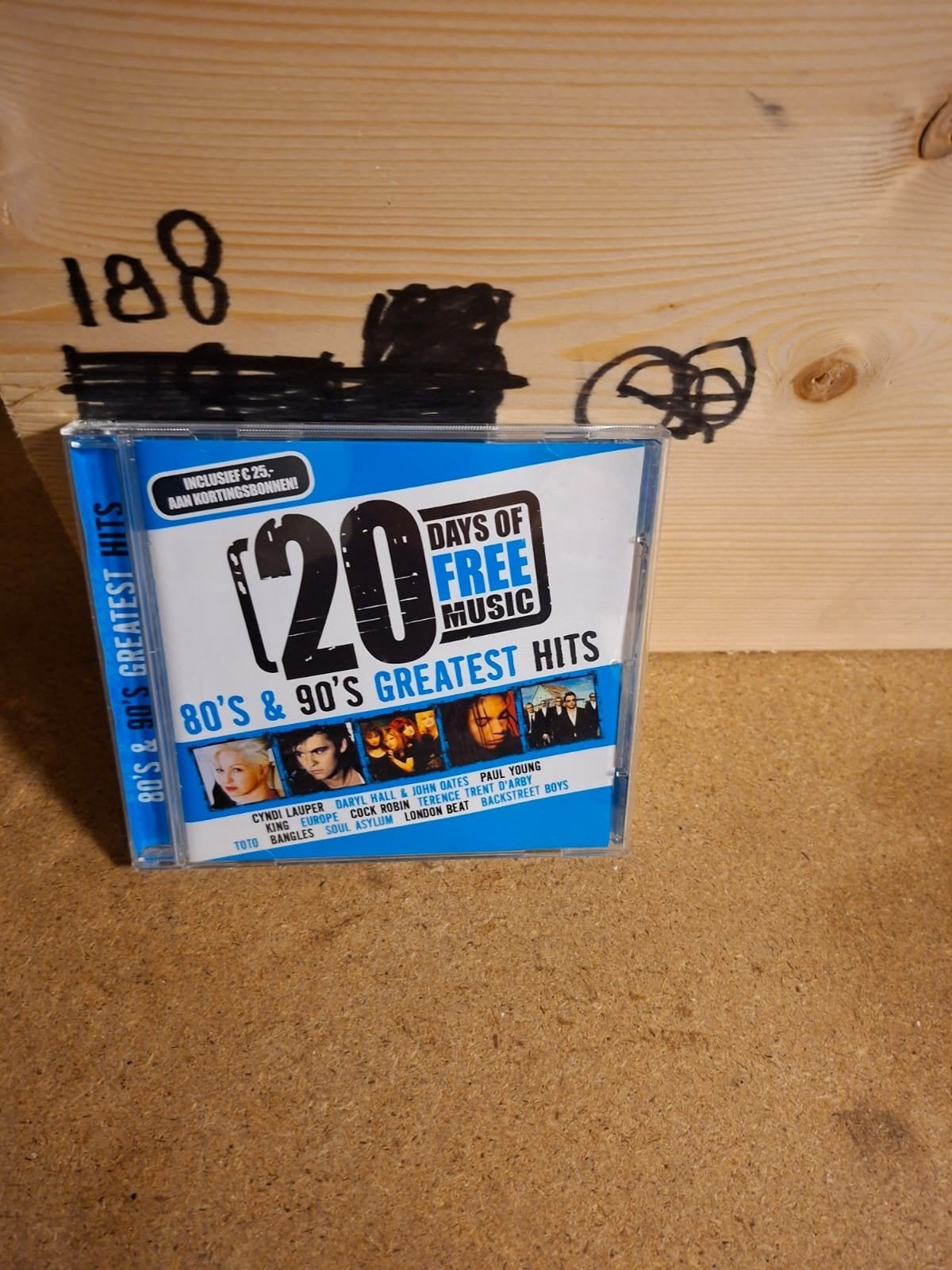 20 Days of Free Music: 80's & 90's Greatest Hits CD, Gebruikt, Pop, Ophalen of Verzenden, Verzamelalbum
