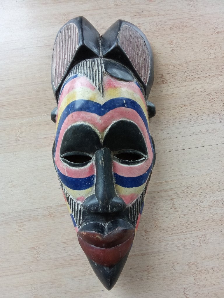 Afrikaanse maskers de Songye groep Congo - Kinshasa (6)., Hout, 38 cm, Afrika, Masker