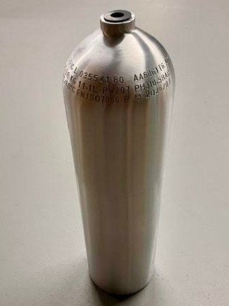 Aluminium duikcilinders 80Cf, 11.1 liter, Ophalen of Verzenden, Nieuw, Duikfles
