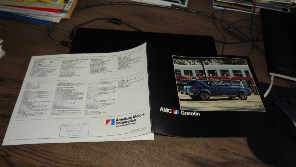 USA  Folder  AMC  GREMLIN  ,  2-1976, Verzenden, Nieuw, Overige merken