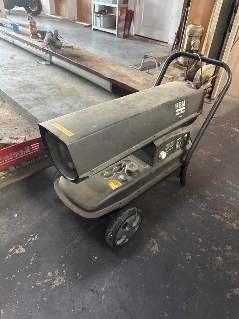 HBM Portable Diesel Heater 30KW - Ideaal voor schuur/loods, Huis en Inrichting, Ophalen, Oliekachel, Overige brandstoffen, Zo goed als nieuw
