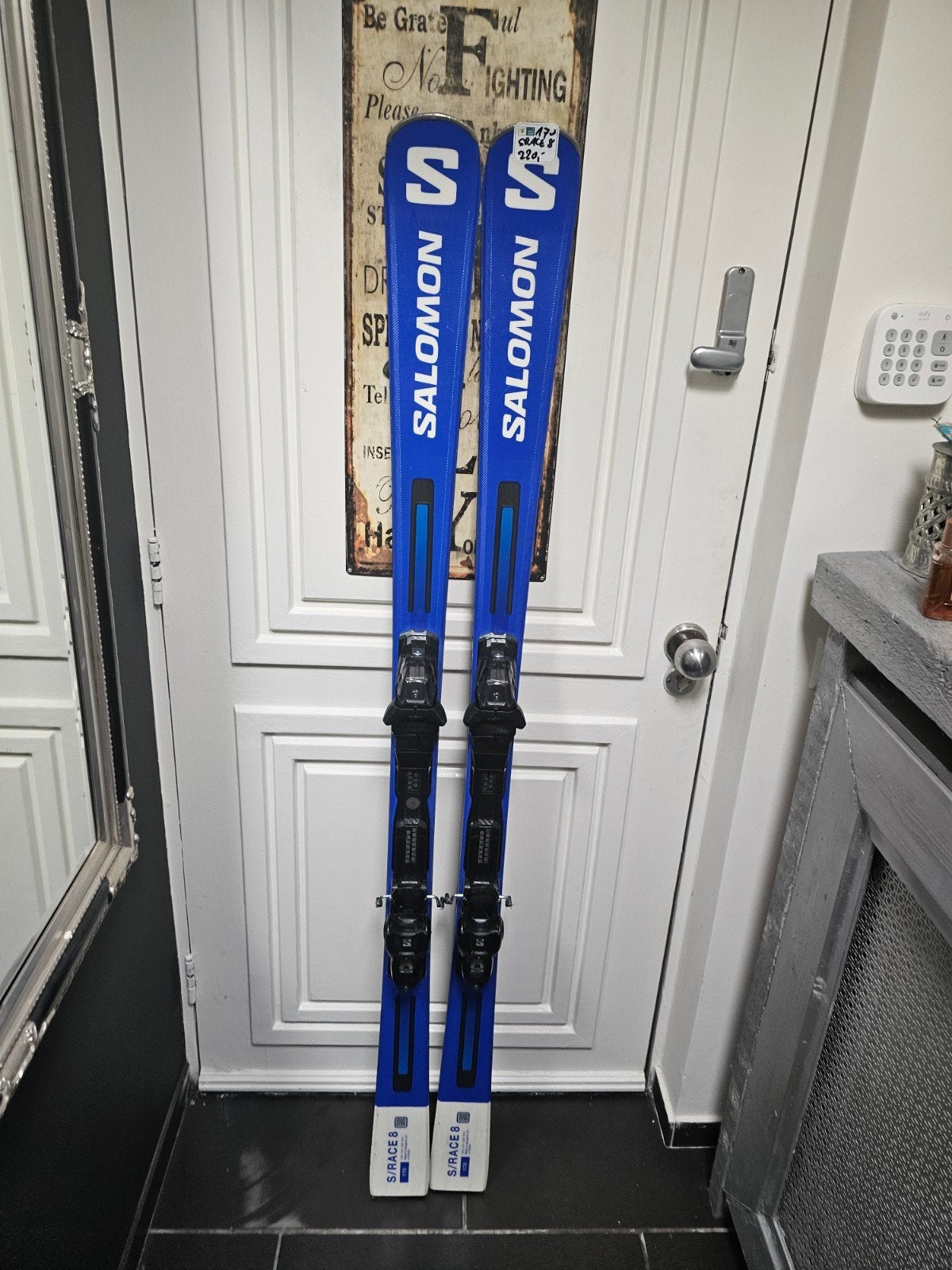 170cm SALOMON S RACE 8 all round top.ski, 160 tot 180 cm, Zo goed als nieuw, Carve, Skiën