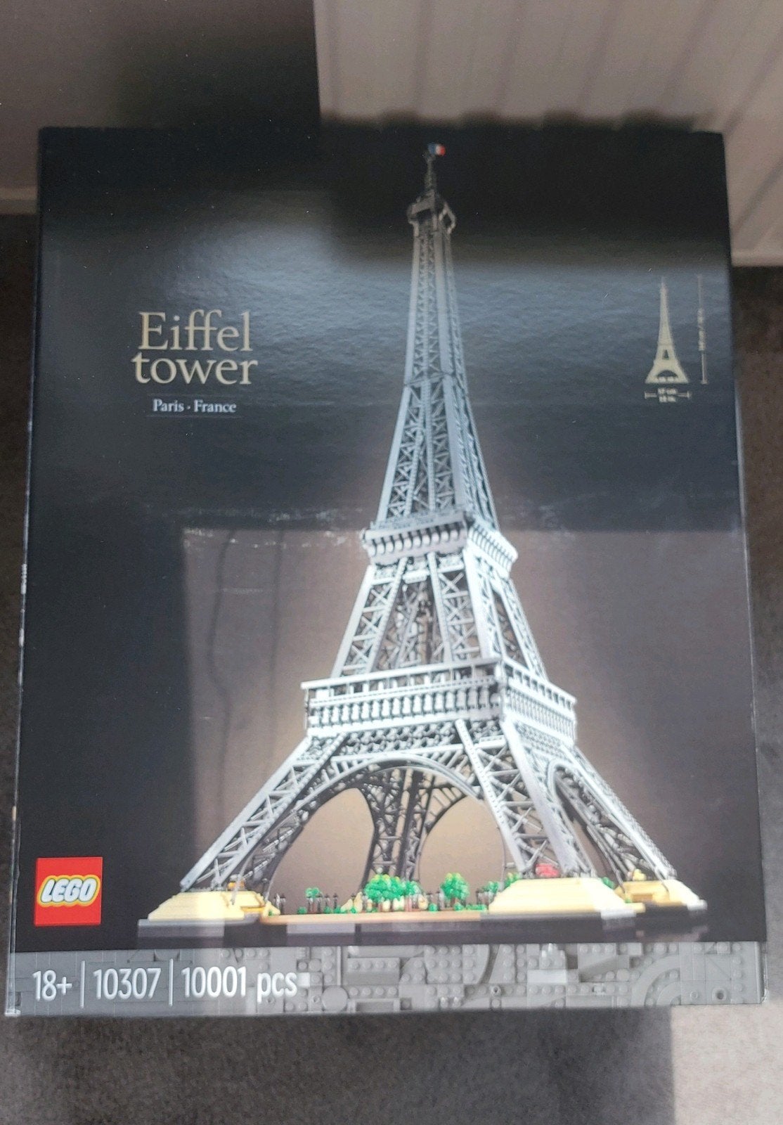 Lego eiffeltoren 10307, Compleet, Lego, Ophalen of Verzenden, Zo goed als nieuw