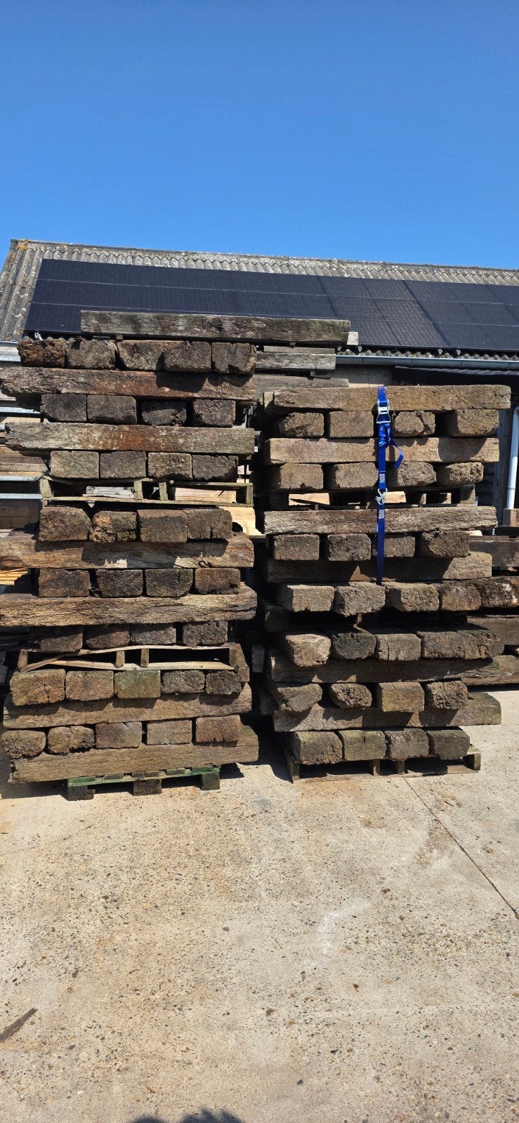 Harthouten bielzen | 13 x 23 x 130 cm | 160 stuks, Gebruikt, Ophalen of Verzenden, 50 mm of meer, Balk