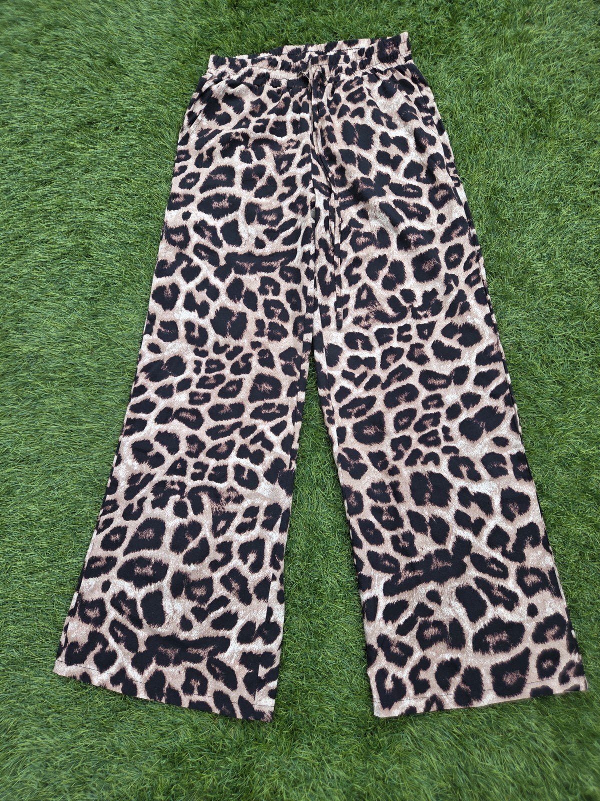 panterprint broek maat S, Kleding | Dames, Broeken en Pantalons, Maat 38/40 (M), Bruin, C&S the label, Ophalen of Verzenden