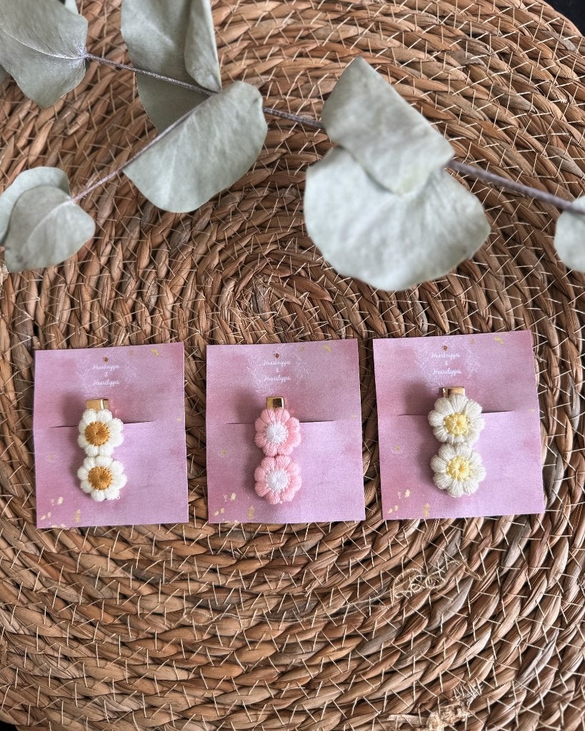 Haarknipjes & haarclipjes schuifspeldjes met bloemen, Haarknipjes & haarclipjes, Ophalen of Verzenden, Haarspeld, Meerkleurig