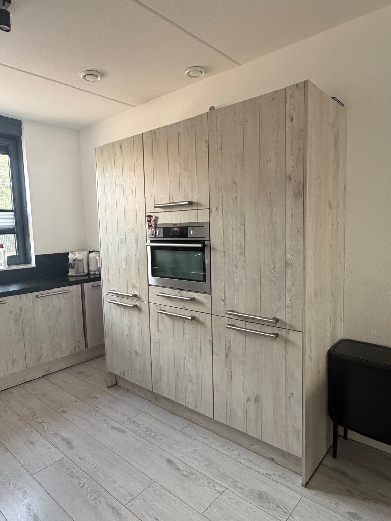 Keuken 1500 euro, Ophalen, Hoekkeuken, Graniet of Steen, Zo goed als nieuw