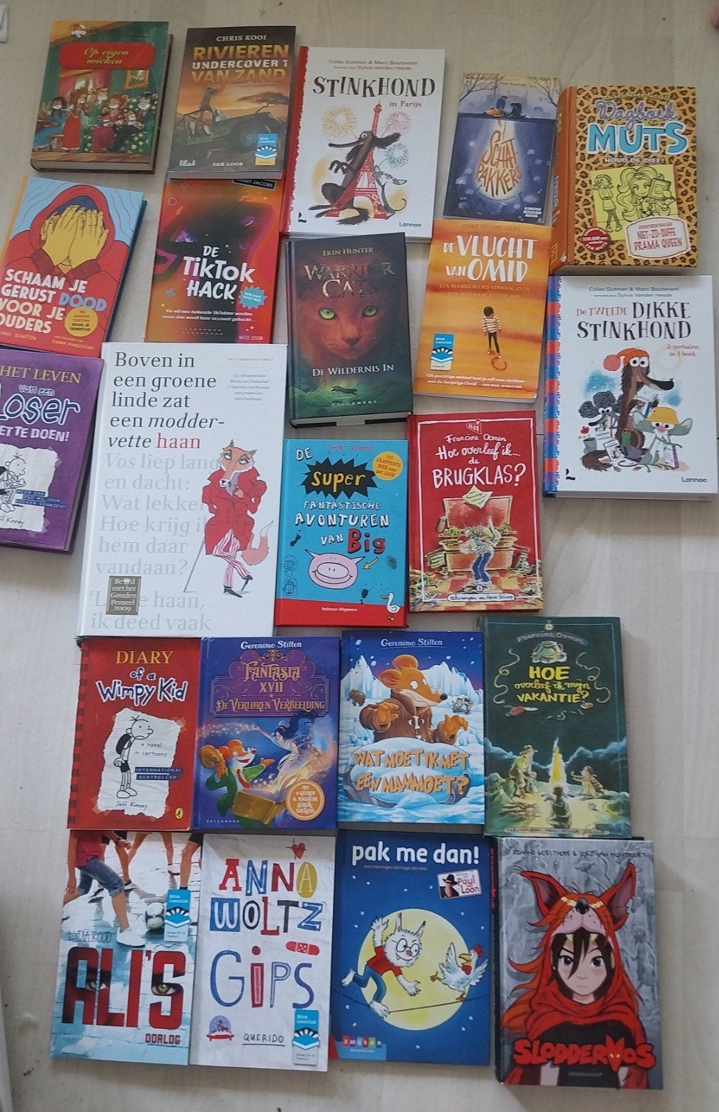 Boeken jeugd, Ophalen