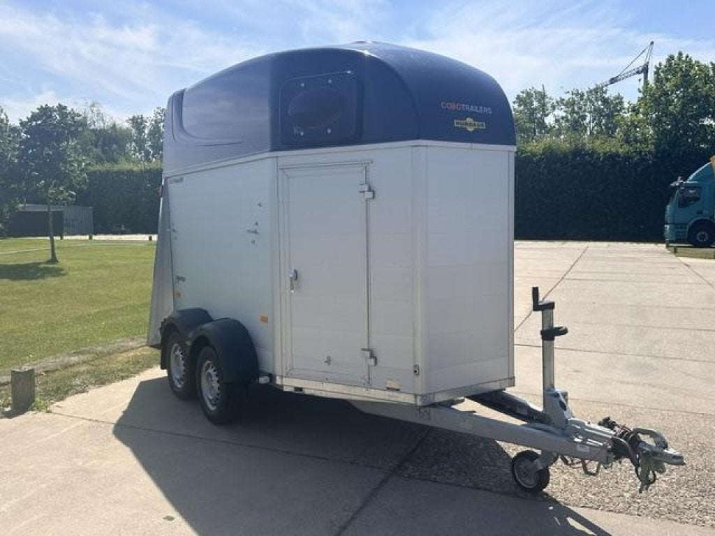 Humbaur 2 paardentrailer NIEUWSTAAT marge VOL aluminium, Gebruikt, Aluminium, 2-paards trailer