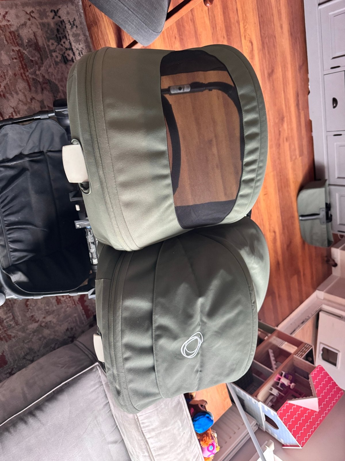 Bugaboo Donkey 5 Duo met wieg ombouw systeem, Ophalen, Gebruikt, Combiwagen, Duowagen