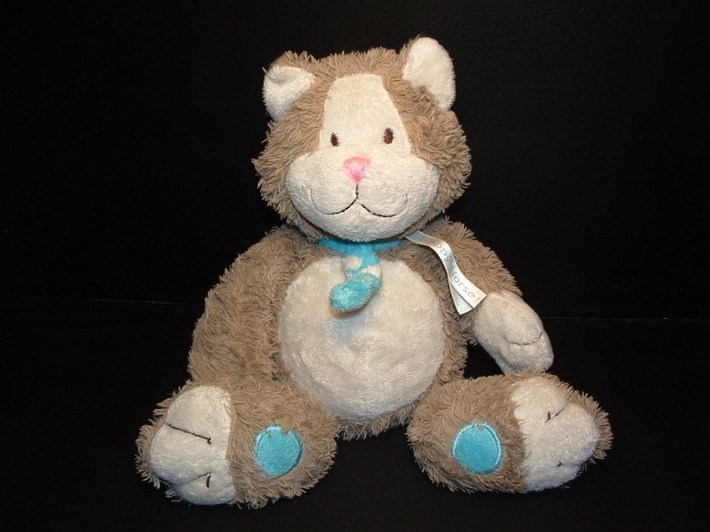 HAPPY HORSE POES KAT CIAO NR2 PLUCHE LANGHARIG BEIGE, Kinderen en Baby's, Speelgoed | Knuffels en Pluche, Ophalen of Verzenden