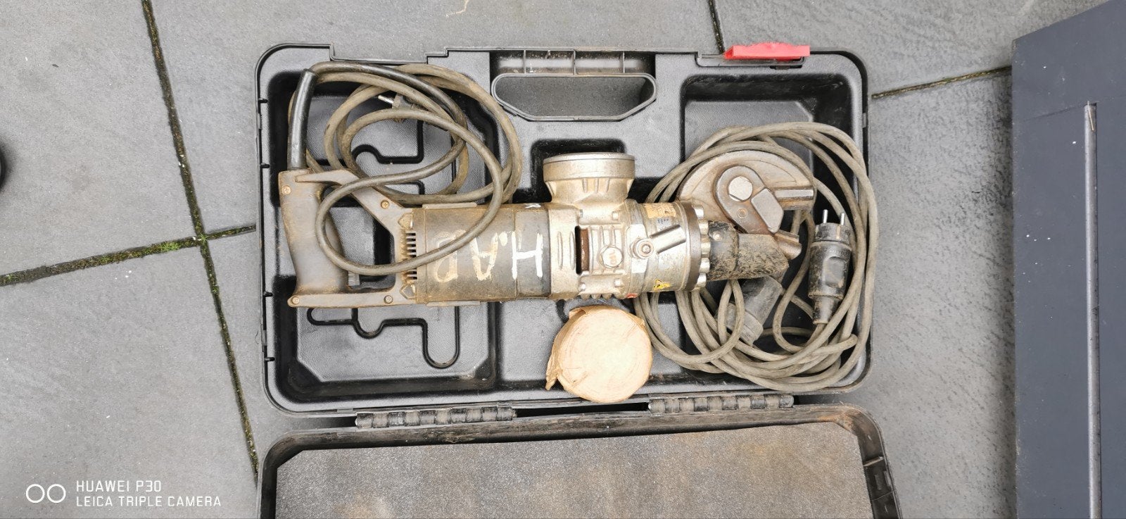 Hydraulische knipper in koffer, Ophalen of Verzenden, Gebruikt