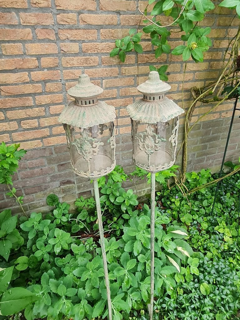 Nieuwe metalen tuinstekers p/st 29,95, Heikant 21 Kaatsheuvel, Belle Vieille Brocante, Nieuw, Ophalen of Verzenden
