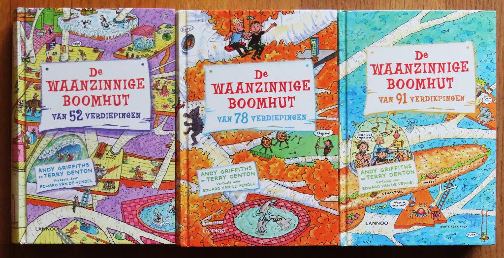 3x De Waanzinnige Boomhut ( 51 + 78 + 91 Verdiepingen ), Ophalen of Verzenden, Zo goed als nieuw