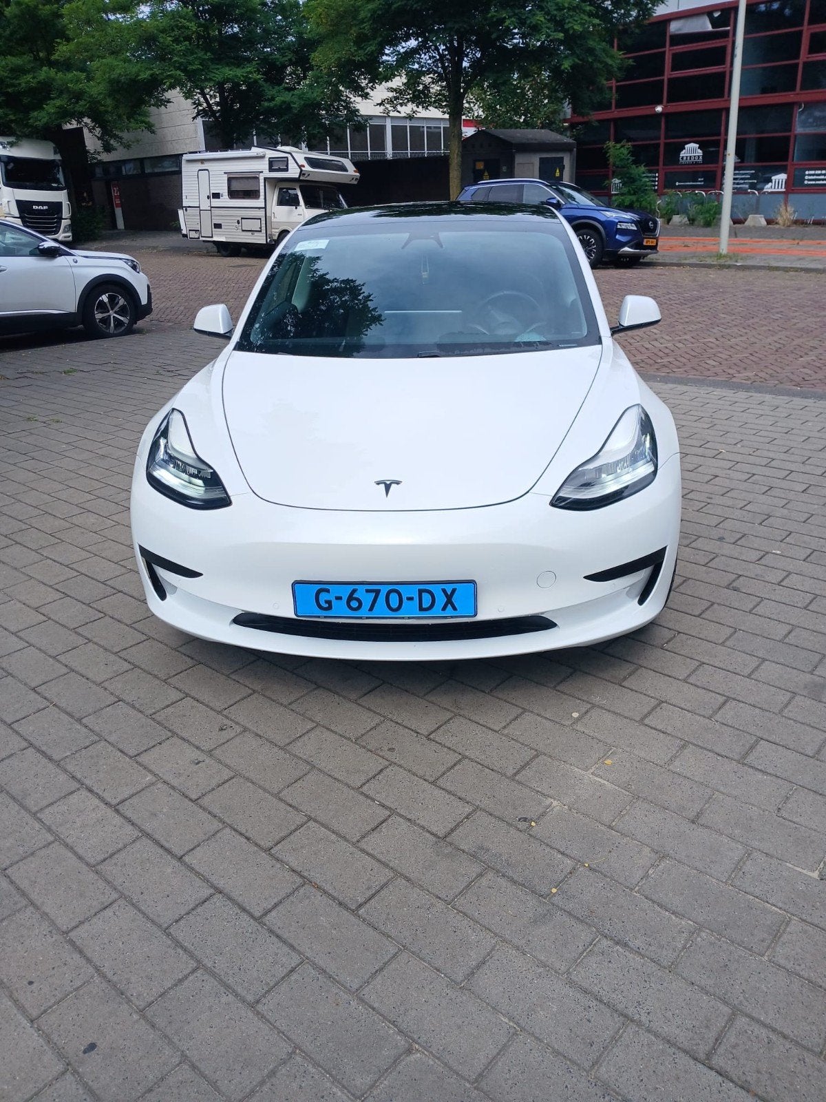 Tesla Model 3 2019 Wit SOH 87% standaard range, Automaat, Wit, Origineel Nederlands, Sedan